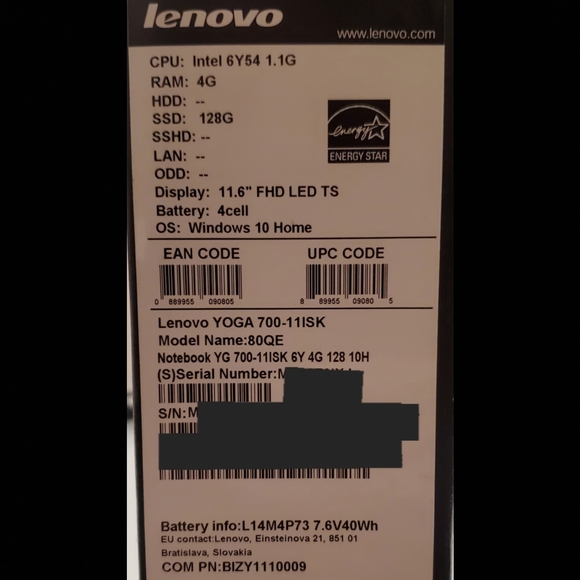 Lenovo Yoga 11.3" Laptop - Picture 8 of 10